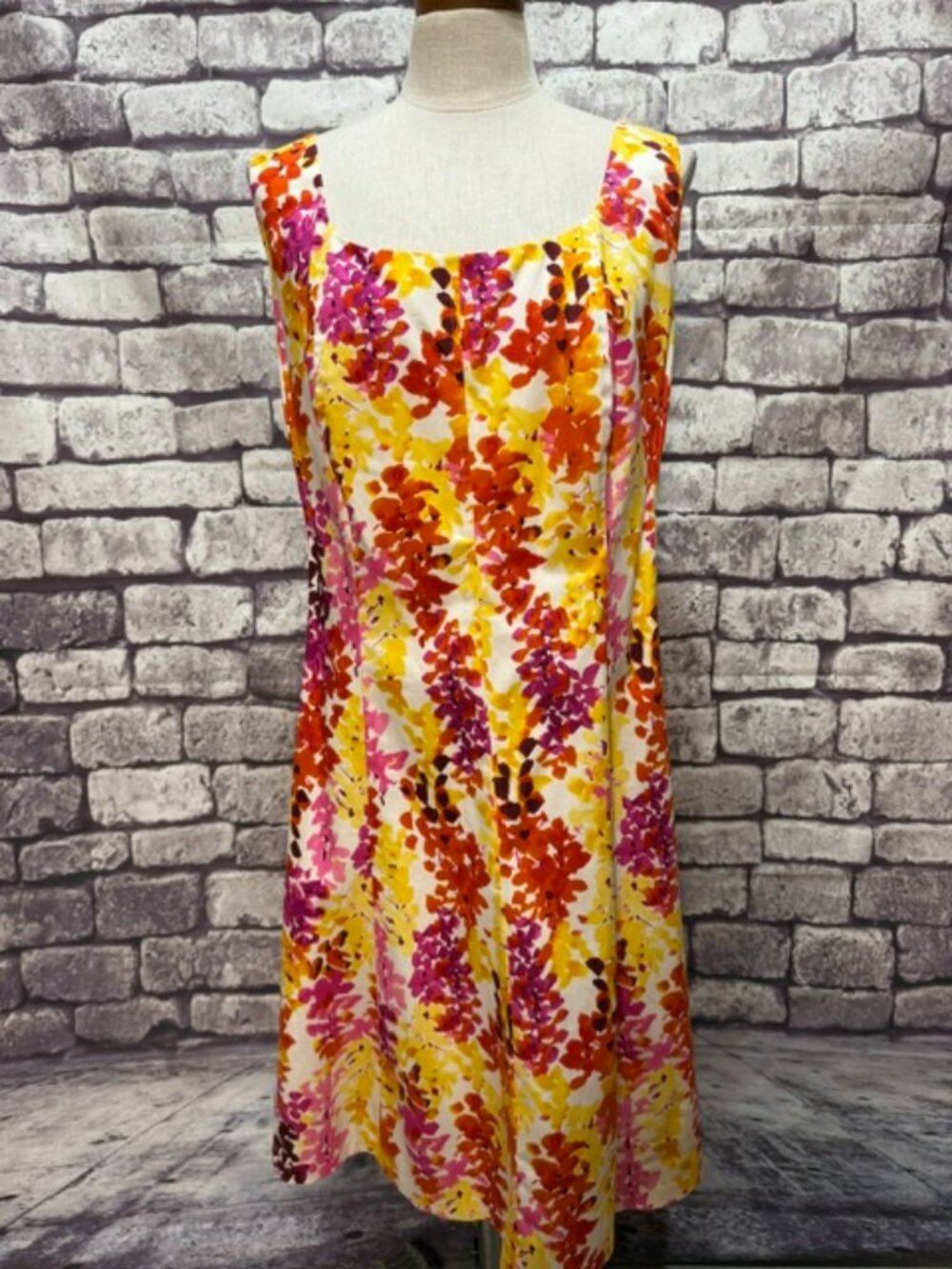 Jones Wear Multicolored Sleeveless Dress Size 22W